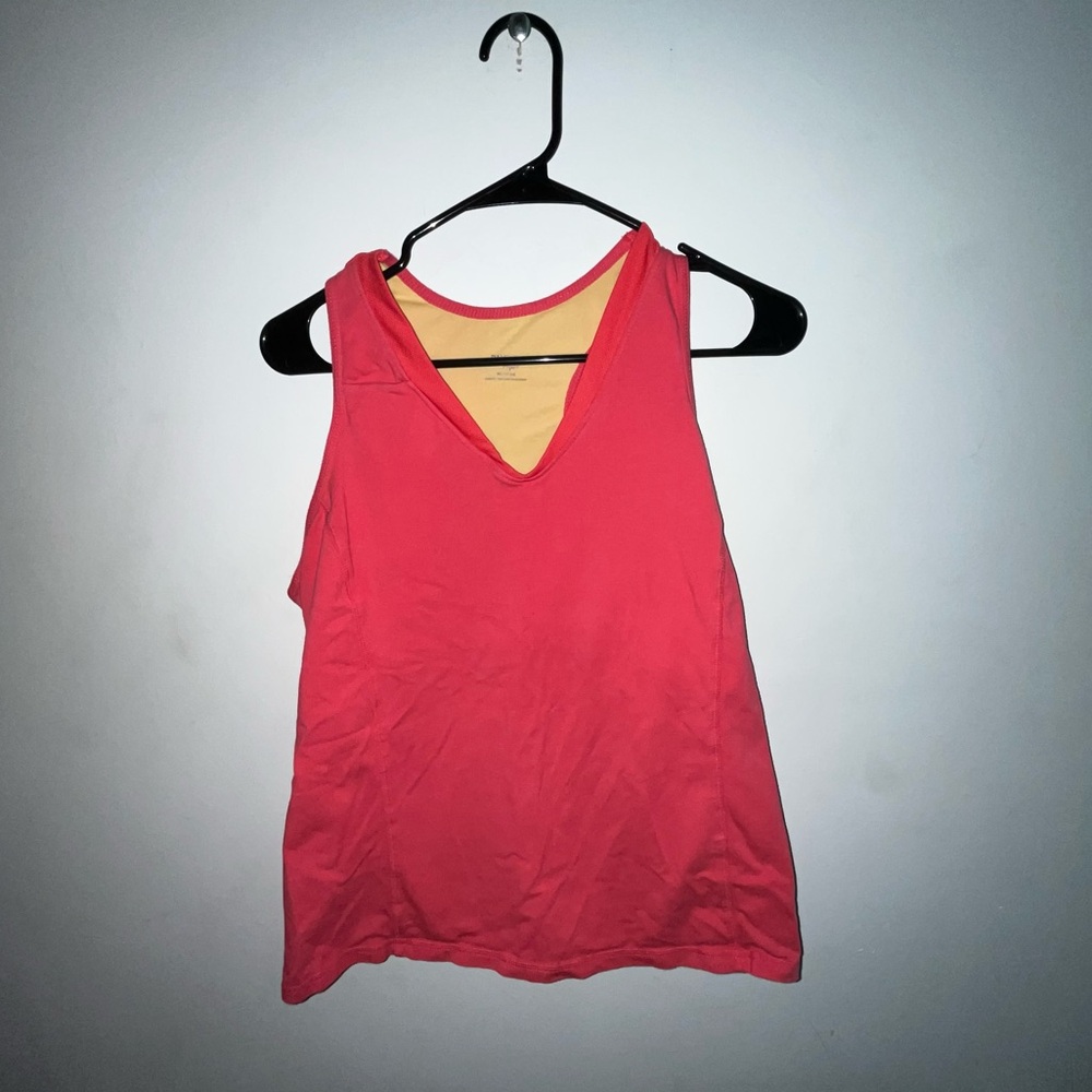 Women's Pink Sleeveless fitness top